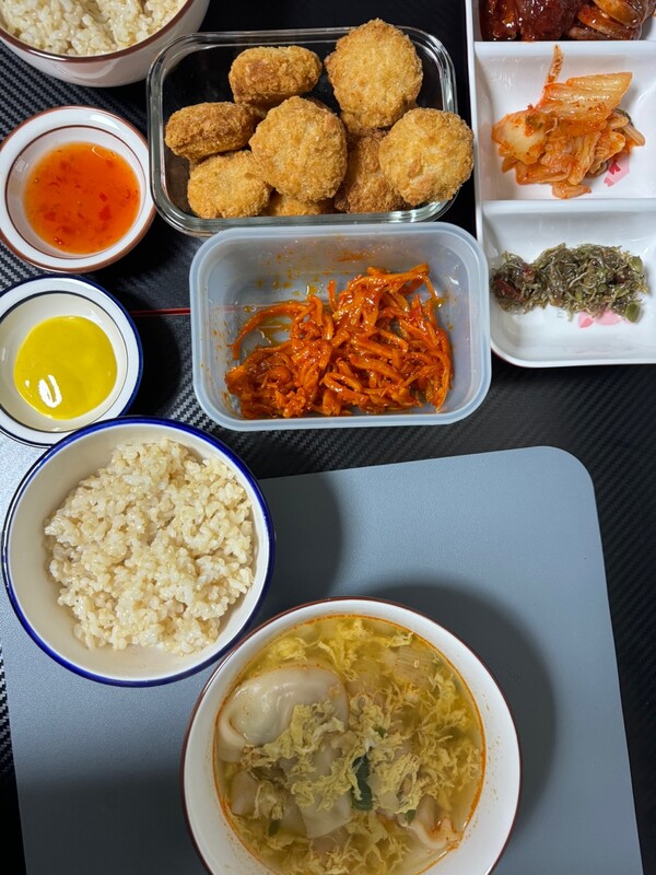 조금 더 풍족해진 집 밥. ⓒ다온(가명)씨 제공