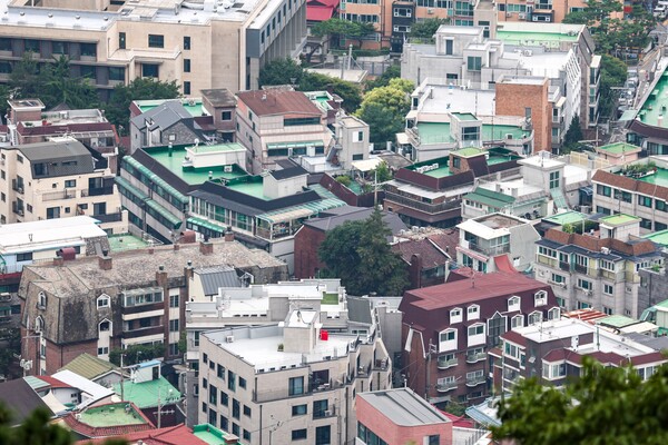지난 8월 20일 오후 서울 시내 빌라 등 주거단지의 모습. ⓒ연합뉴스
