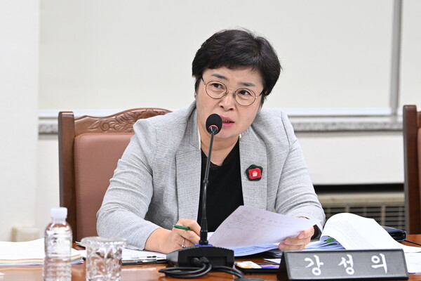 강성의 제주도의원(민주당, 화북동)이 11일 행정사무감사에서 제주도 아동보호전문기관 운영과 관련한 수탁기관 모집 절차의 문제점을 지적했다. ⓒ제주도의회