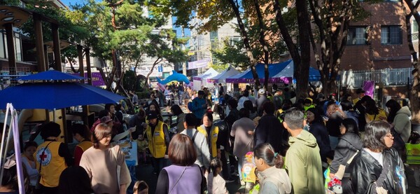 알뜰 한마당 현장 모습 ⓒ광진구