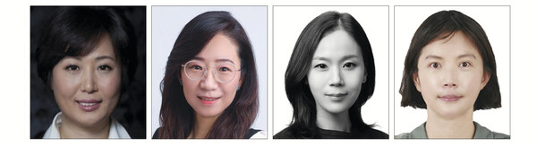 (왼쪽부터) 서정아 삼성전자 DX부문 MX사업부 디지털 커머스팀장 신임 부사장. 조혜정 삼성물산 건설부문 신임 부사장, 류수진 현대카드 신임 전무, 조애나 유럽HS영업담당 신임 상무. ⓒ각사