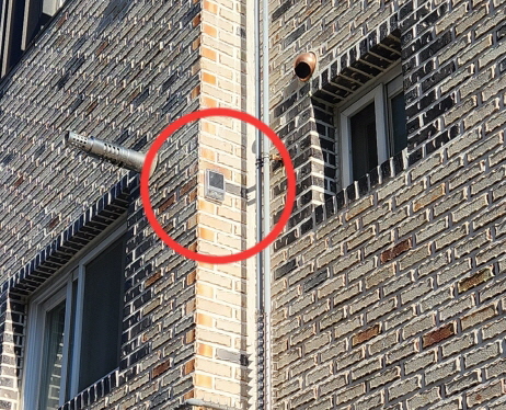 침입감지장치 설치 사진 ⓒ강북구