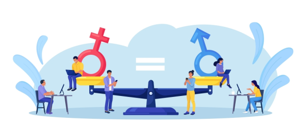 성평등 일러스트  ⓒshutterstock