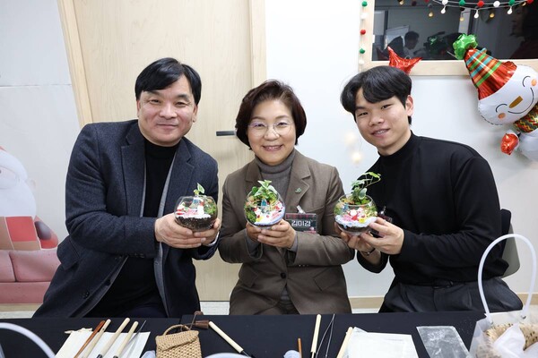 지난해 자립준비청년과 크리스마스 행사 진행 모습 ⓒ은평구