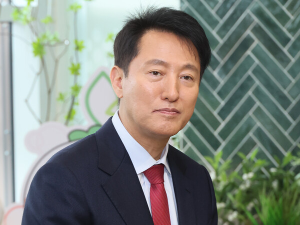 오세훈 서울시장이 12일 대선 불출마 선언을 했다. 사진은 오 시장이 지난 9일 서울 도봉구 청년취업사관학교 도봉캠퍼스에서 열린 간담회에 참석한 모습. ⓒ연합뉴스