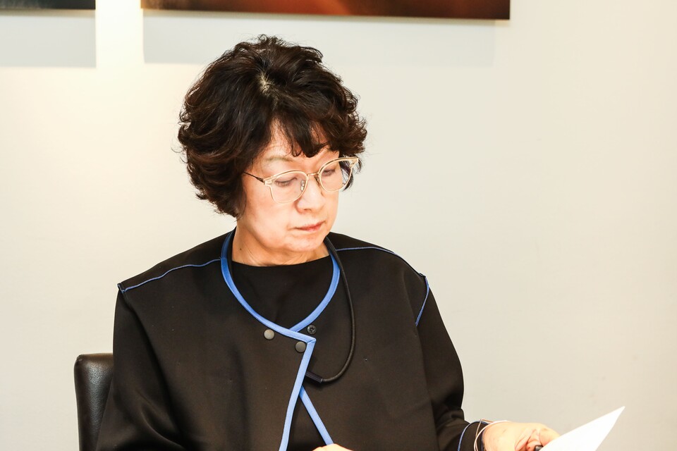 김은경 세종리더십개발원 원장. ⓒ손상민 사진기자