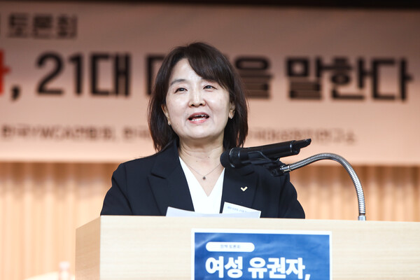 이은주 민주노동당 정무실장. ⓒ손상민 사진기자