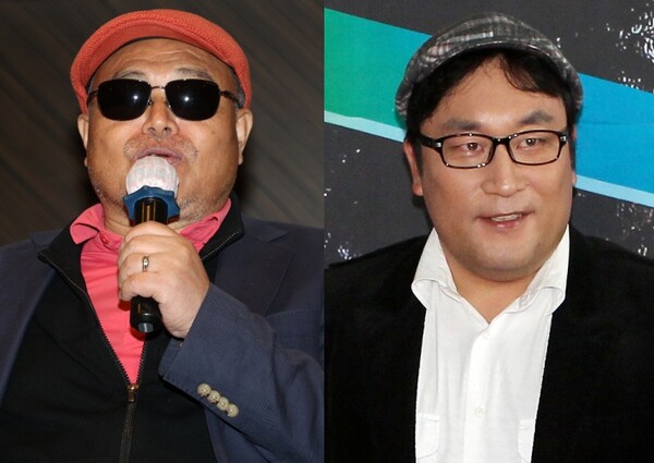 (왼쪽부터) 가수 김흥국, 개그맨 이혁재. ⓒ연합뉴스