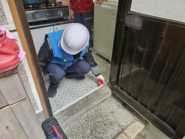 집수리 시공 모습. ⓒ성동구