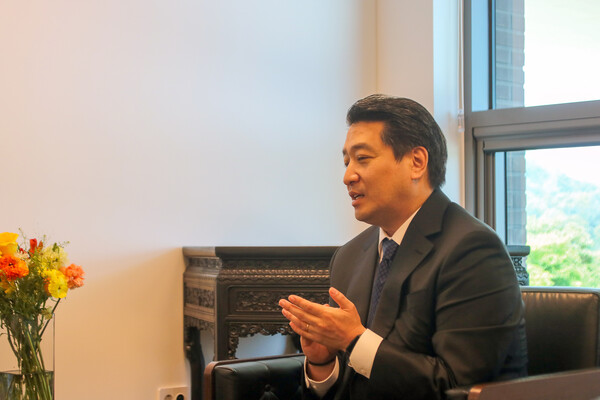 2024년 9월 대구간송미술관 개관 등을 이끌어낸 전 관장은 간송미술관이 새로운 시대에 어떻게 기여할 수 있을지 끊임없이 고민한다.  ⓒ대구간송미술관