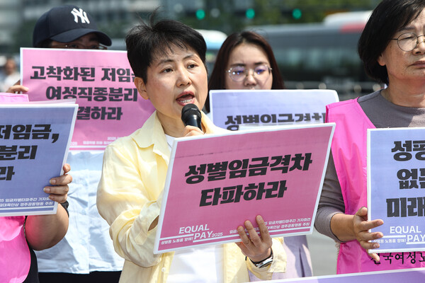 배진경 한국여성노동자회 대표. ⓒ손상민 사진기자