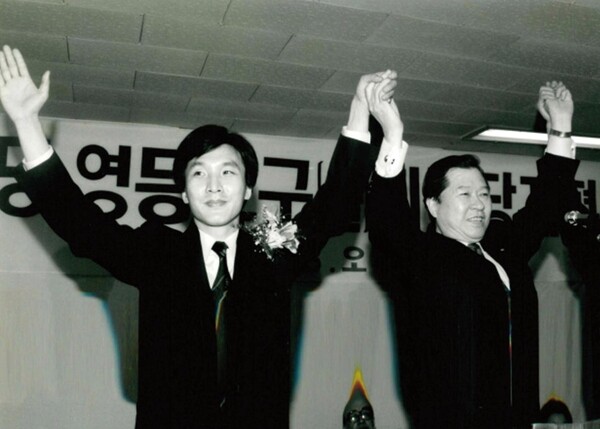 김대중 대통령과 김민석 ⓒ사진 출처: 김민석 네이버 블로그