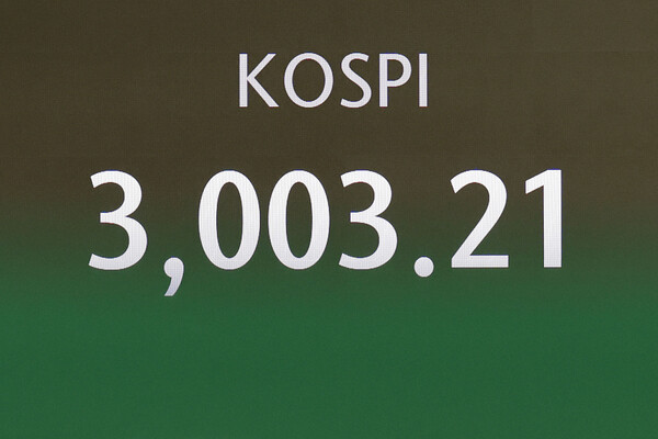 20일 코스피 지수가 전 거래일보다 상승해 장중 3000포인트를 넘어섰다. ⓒ뉴시스