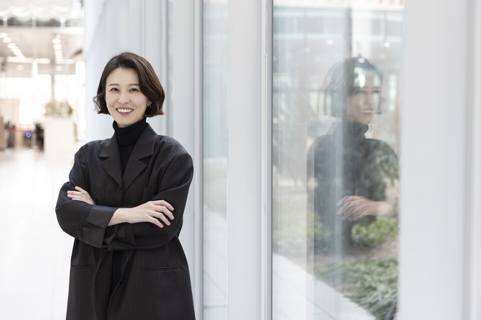 안귀령 더불어민주당 대변인이 최근 여성신문과 인터뷰를 진행했다. ⓒ송은지 사진작가