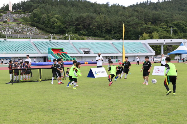 차범근 감독과 함께하는 ‘리그붐 페스티벌’이 지난 5일 고흥군 박지성공설운동장에서 열렸다. ⓒ고흥군