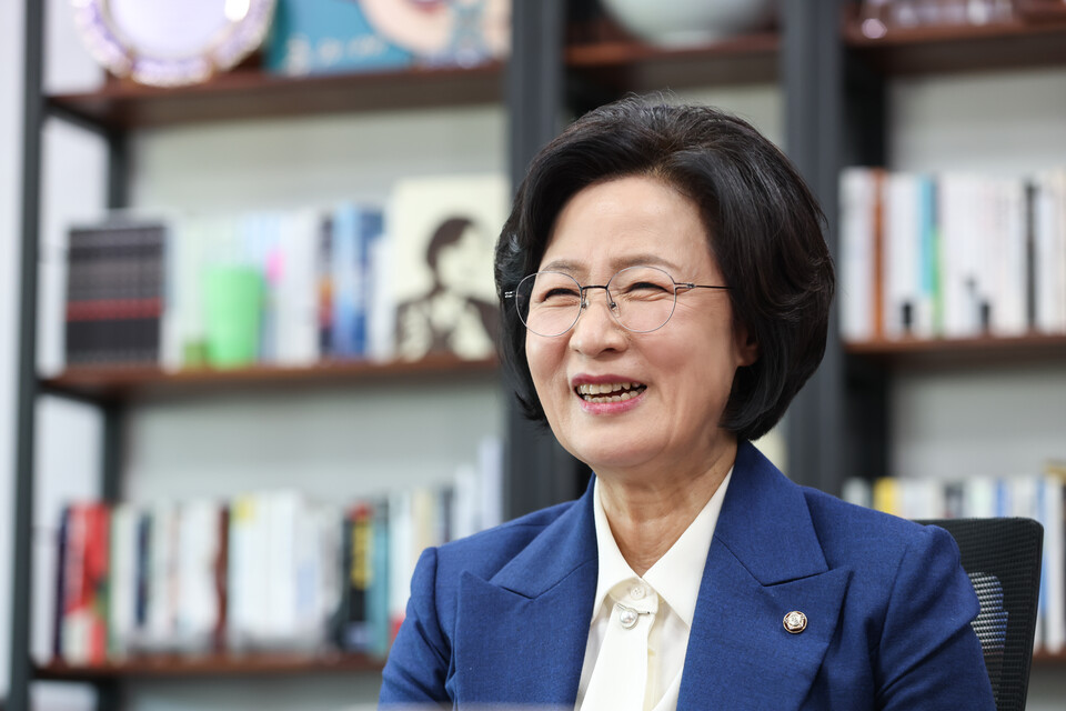  국회 법제사법위원장으로 내정된 6선의 추미애 의원 ⓒ송은지 사진작가