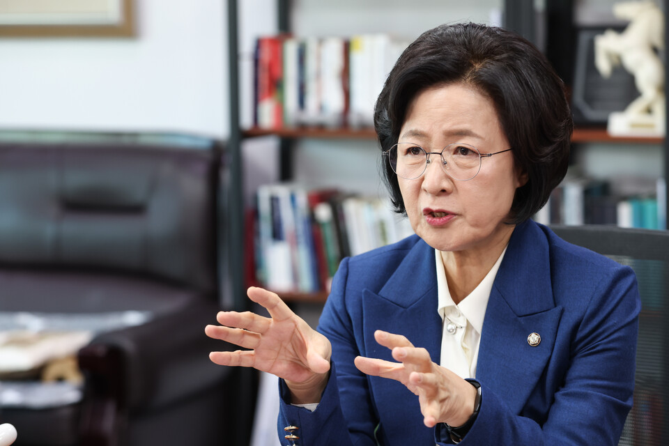 추미애 더불어민주당 의원 ⓒ여성신문