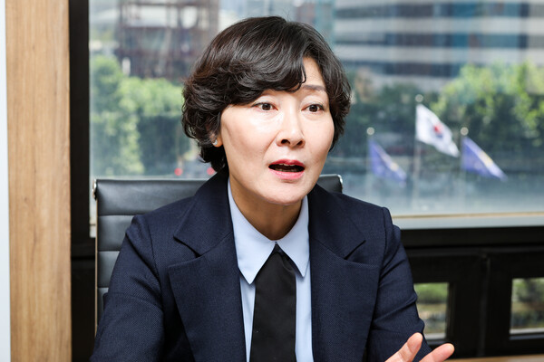 조 대책관은 지난 6년 동안 경찰청에서 근무하면서 여성폭력 통계 체계를 개선하고 ‘여성안전정책자문단’을 발족해 경찰청의 외연을 넓힌 것을 가장 보람있는 성과로 꼽았다. ⓒ손상민 사진기자