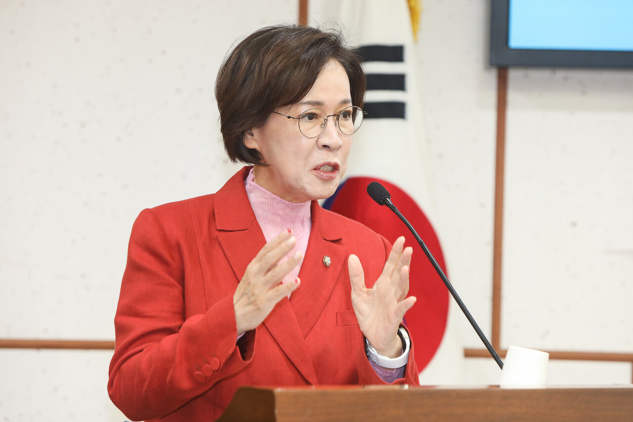 이인선 국회 여성가족위원회 위원장. ⓒ손상민 사진기자