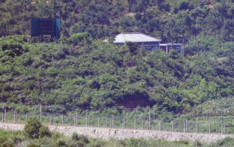 경기도 파주시 오두산 통일전망대에서 북한 황해북도 개풍군 일대가 보이고 있다.  ⓒ뉴시스·여성신문