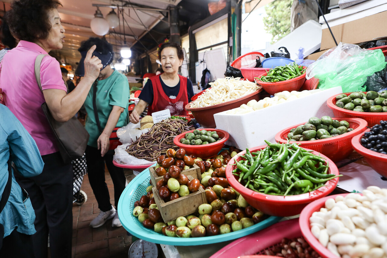 2일 서울 동대문구 경동시장. ⓒ손상민 사진기자