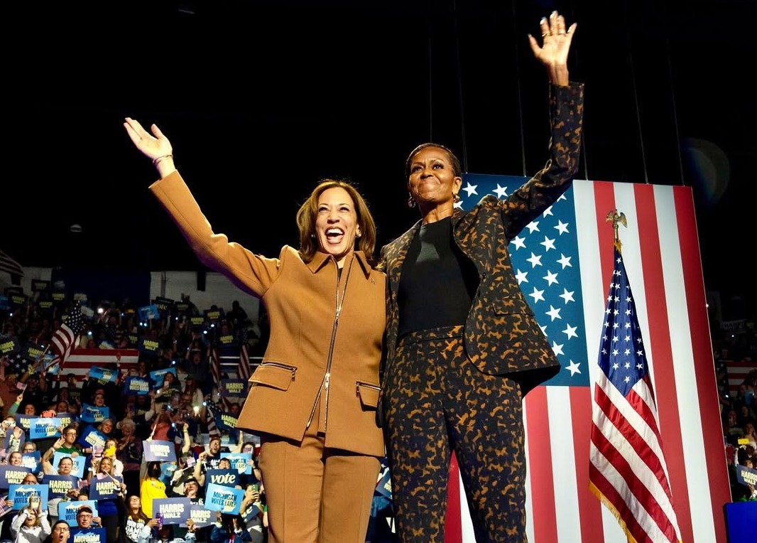 카멀라 해리스 전 미국 부통령(왼쪽)과 미셸 오바마 여사. ⓒ미셸 오바마 인스타그램