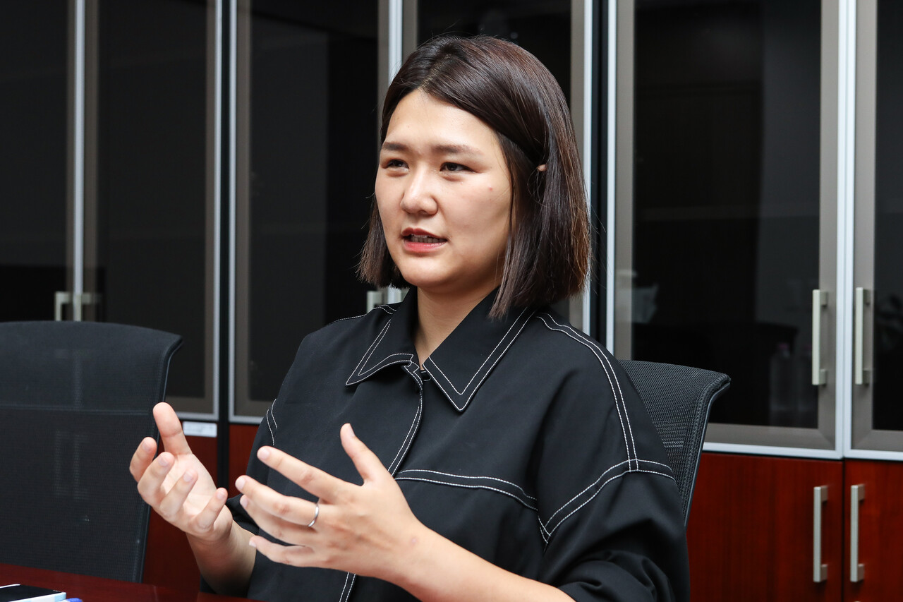 진보당 손솔 의원. ⓒ손상민 사진기자