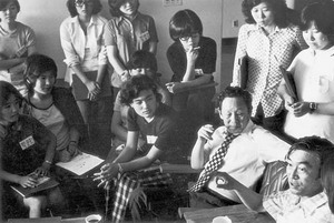 70년대 크리스챤 아카데미 이화여대 신입생 중간집단교육.