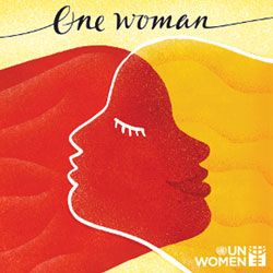 세계여성의 날 기념 노래 ‘원 우먼’의 포스터.
