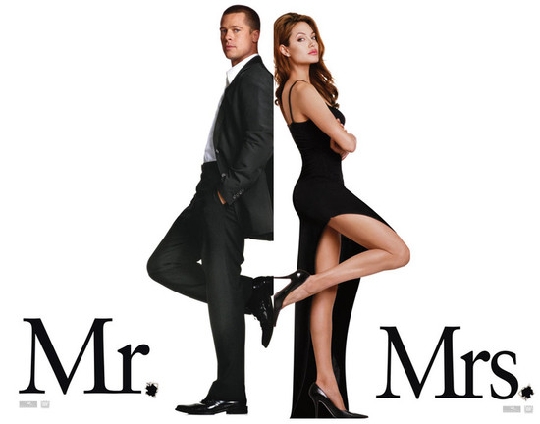 영화 Mr&Mrs. Smith 포스터