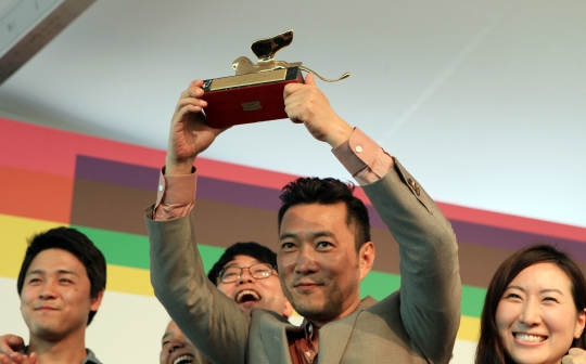 7일 이탈리아 베네치아에서 열린 제14회 베니스 비엔날레 국제 건축전 개막식에서 한국관이 황금사자상을 수상했다. 한국이 세계 건축선서 최고상을 받은 것은 이번이 처음이다. ⓒ뉴시스·여성신문