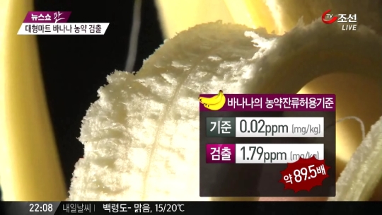 이미 유통된 농약 바나나 750여t은 얼마 전까지도 대형마트에서 판매됐다.