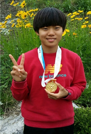 2014 여성체육대상 꿈나무상에 선정된 정서희(15·광양 백운중2) 선수 ⓒ여성신문