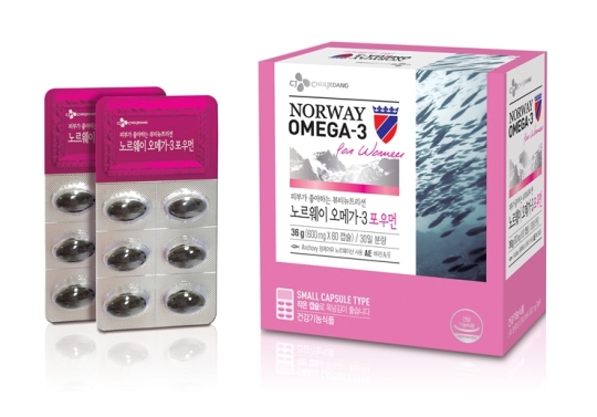 CJ제일제당이 여성에 특화된 오메가3 건강기능식품을 출시했다. ⓒCJ제일제당