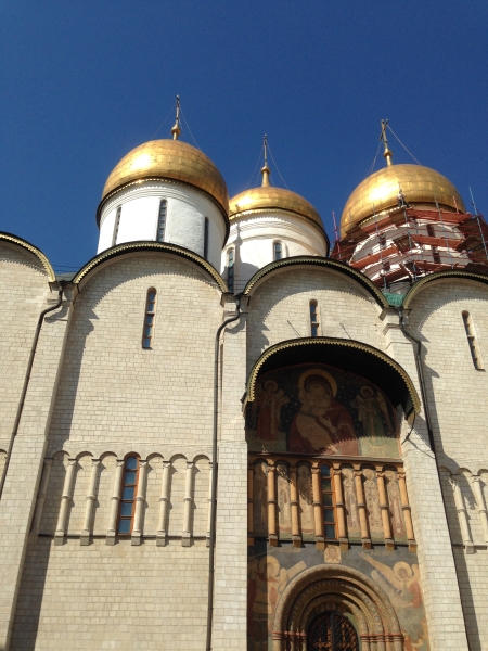 러시아 황제의 대관식이 대대로 거행된 크렘린 궁 우스펜스키 사원. ⓒ주진오