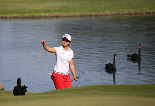 김세영(23·미래에셋)이 미국여자프로골프(LPGA) 투어 마이어 클래식에서 연장 끝에 우승을 차지했다. ⓒLOTTE 제공