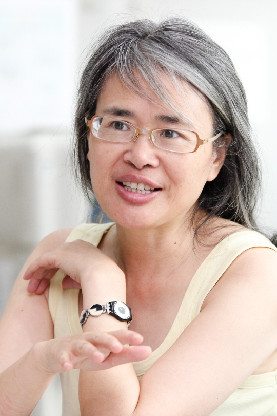 중국의 페미니스트 펑유안 ⓒ변지은 기자