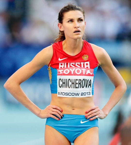 여자 육상 높이뛰기 선수 안나 치체로바(34·러시아)가 금지약물 적발로 인해 2008년 베이징 올림픽에서 획득했던 동메달을 박탈당할 위기에 처했다. ⓒwikimedia