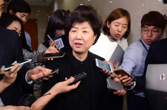 새누리당 박인숙 의원은 지난 5일 자신의 페이스북을 통해 박근혜 대통령 탄핵 찬성 의사를 공개 표명했다. ⓒ뉴시스·여성신문