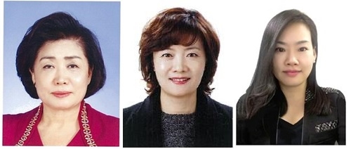 (왼쪽부터) ㈜부경태크 김인숙 대표, ㈜비주얼지 정경아 대표, ㈜올비트앤 차경애 대표