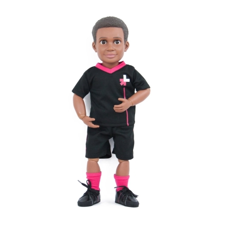 흑인 어린이를 형상화한 히포시 인형 ‘빌리’. ⓒ보이스토리