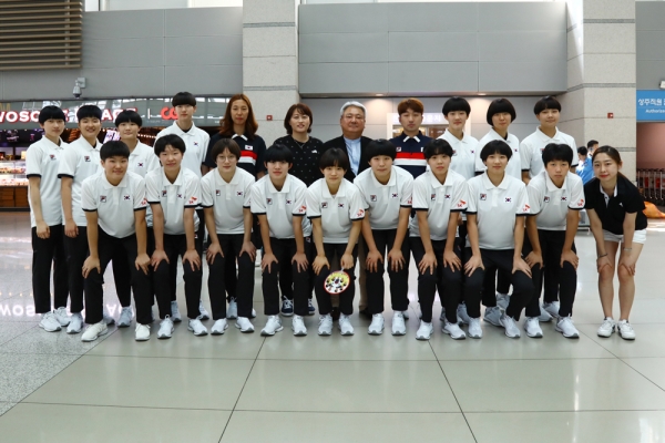 한국 여자 청소년 핸드볼 대표팀 ⓒ대한핸드볼협회