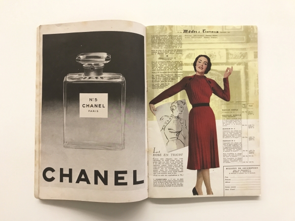프랑스에서 1951년 발간된 모드와 작업이라는 잡지의 ‘샤넬 No.5’ 광고.