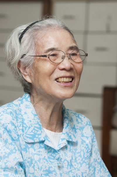 전 재산을 기부한 홍계향 할머니 ⓒ이정실 여성신문 사진기자