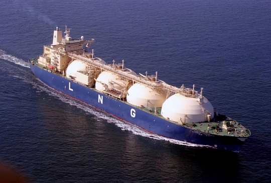 현대상선 LNG선 ‘현대 테크노피아호’. ⓒ현대그룹