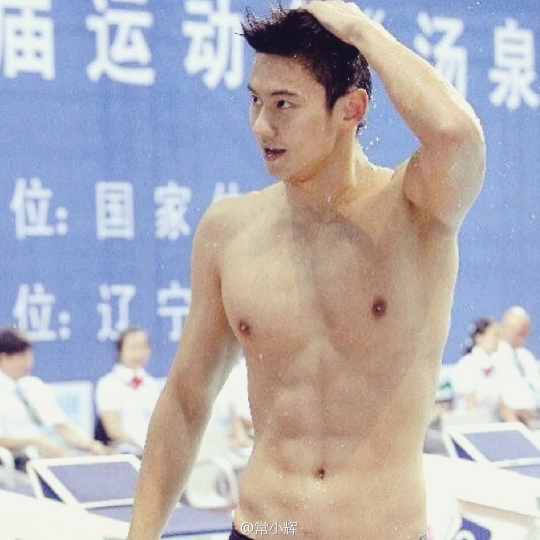 중국의 자유형 부문 국가대표 수영선수 닝제타오 ⓒ바이두