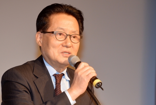 박지원 새정치민주엽합 당대표 후보가 7일 석패율제도 도입을 제안했다. ⓒ뉴시스·여성신문