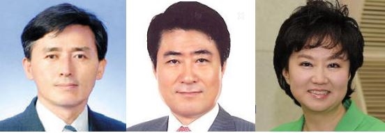 KBS 사장 최종후보로 선정된 양승동 KBS PD, 이상요 세명대학교 교수, 이정옥 전 KBS 글로벌전략센터장.(왼쪽부터)