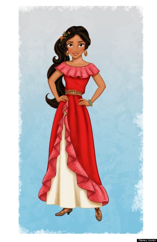디즈니 주니어가 내년 공개할 새 애니메이션 시리즈 아발로의 엘레나(Elena of Avalo)의 주인공인 라틴계 공주 엘레나