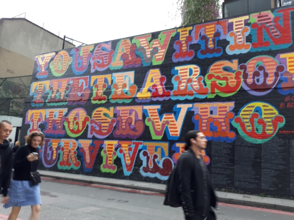 런던 쇼디치의 벽화 ⓒ박선이 교수